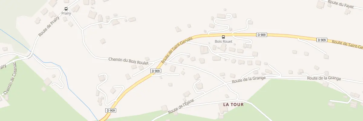 Plan du 353 Che du Bois Roulet à Combloux