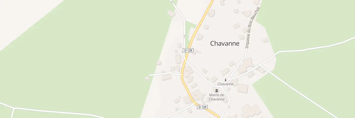 Plan du 2 Gr Grande Rue à Chavanne