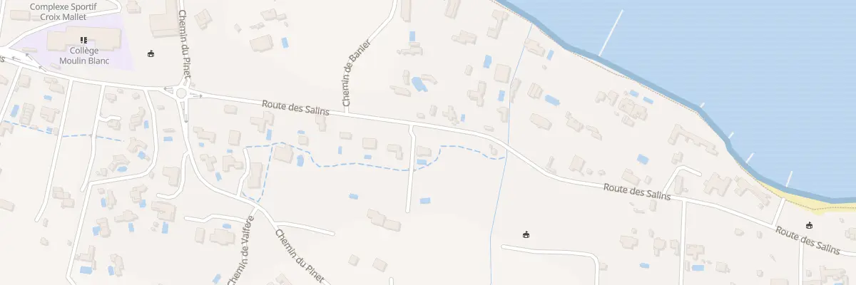 Plan du 60 Che des Salins à Saint-Tropez