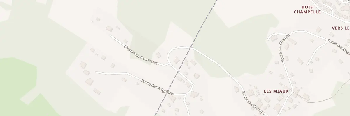 Plan du 1220 Rte des Champs à La Rivière-Enverse