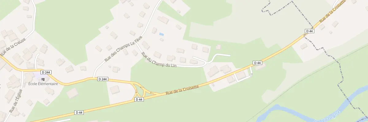 Plan du 7 Rue du Champ du Lin à Deycimont