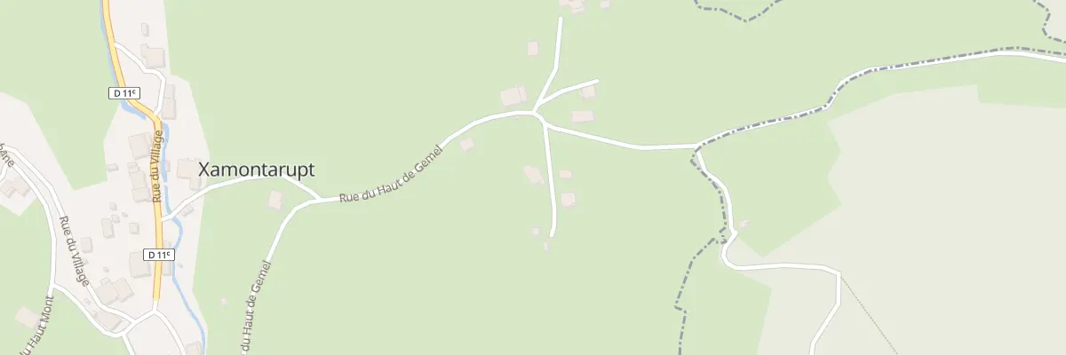 Plan du 27 Haut de Gemel à Xamontarupt