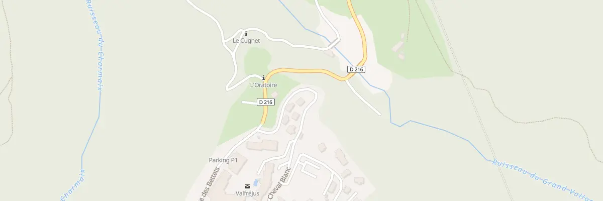 Plan du 225 Rue du cheval blanc à Modane