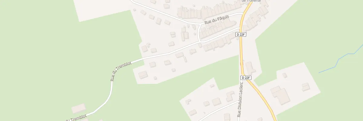 Plan du 13 Rue du Tremblot à Fontenoy-la-Joûte