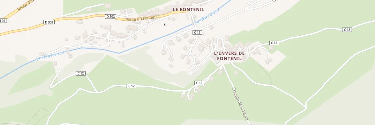 Plan du 39 Ham du Fontenil à Briançon