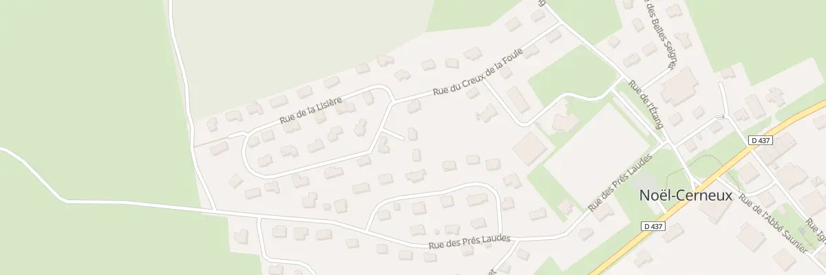 Plan du 3 Rue de la Mariniere à Noël-Cerneux