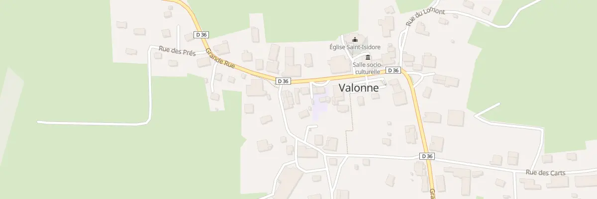 Plan du 19 Gr Grande Rue à Valonne