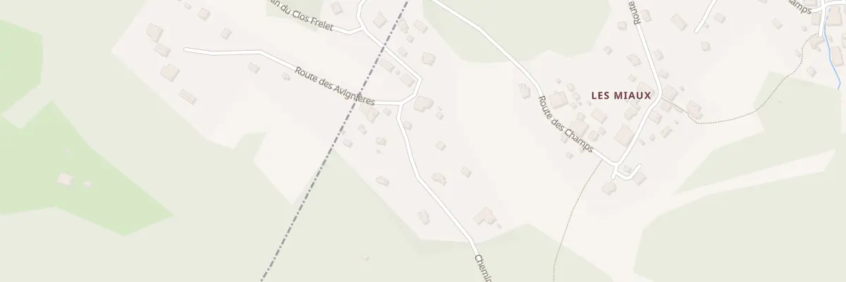 Plan du 1401 Rte des Champs à Morillon