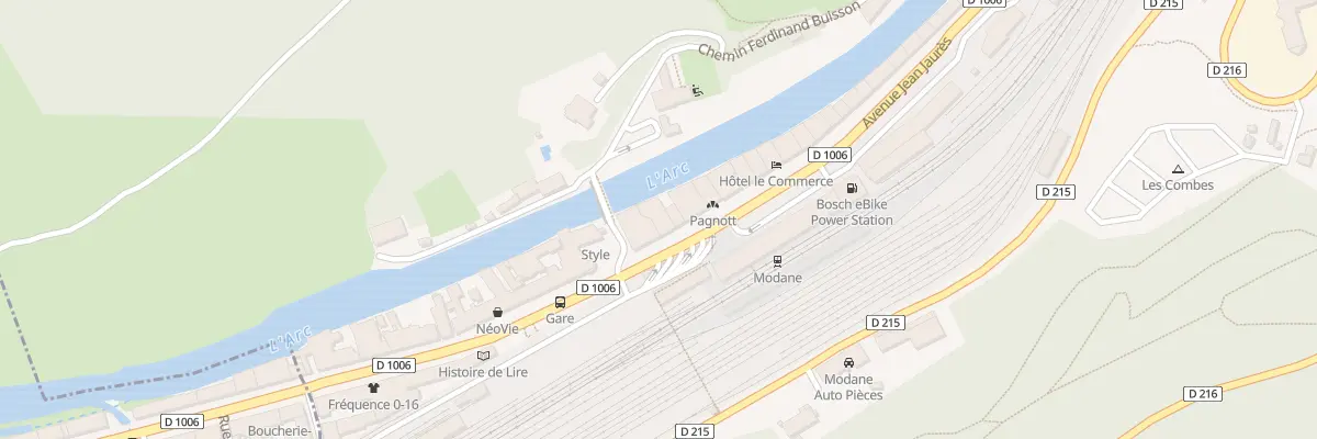 Plan du 4 Pl Sommeiller à Modane
