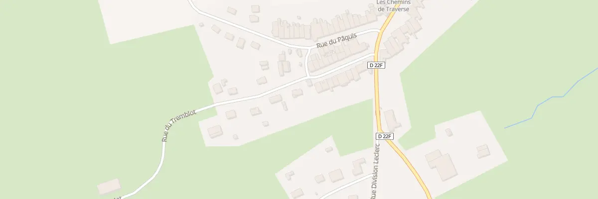 Plan du 11 Rue du Tremblot à Fontenoy-la-Joûte