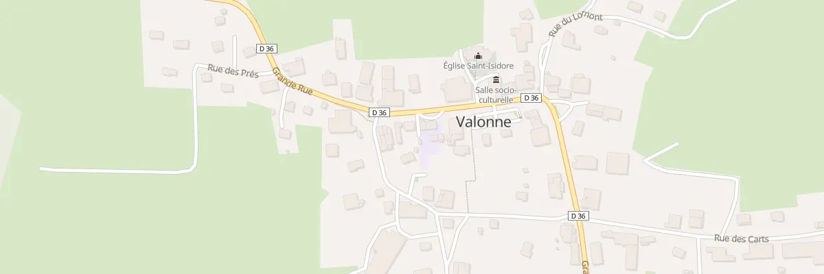 Plan du 17 Gr Grande Rue à Valonne
