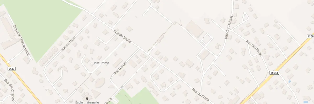 Plan du 20 Rue du Stade à Arcey