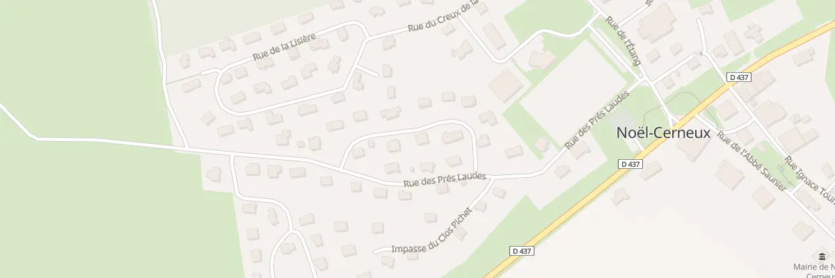 Plan du 3 Rue du Crêt Barré à Noël-Cerneux