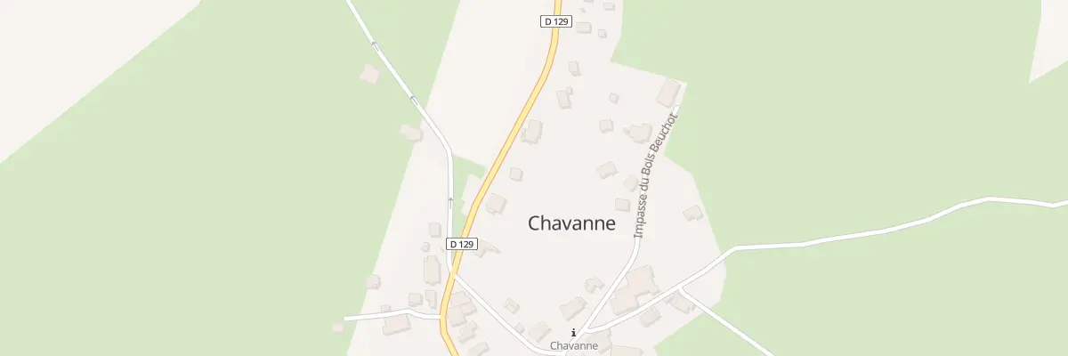 Plan du 6 Rue de la Maisonnette à Chavanne