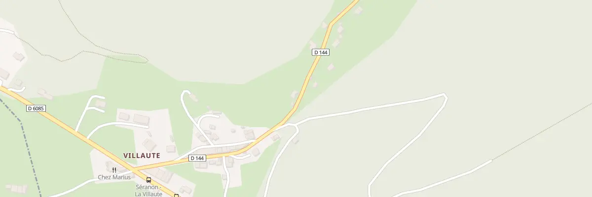 Plan du 135 Rte de la Doire à Séranon