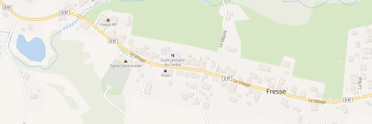 Plan du 143 Rue Le Village à Fresse