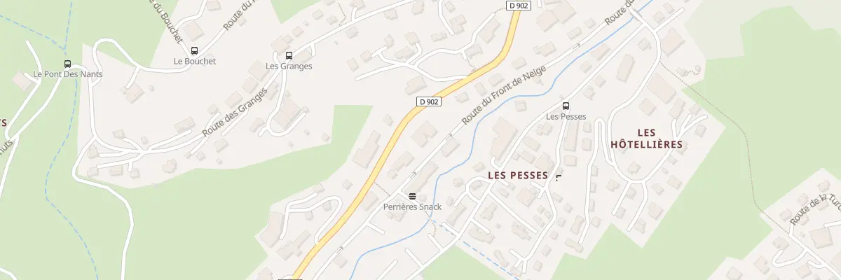 Plan du 1264 Rte du Front de Neige aux Gets