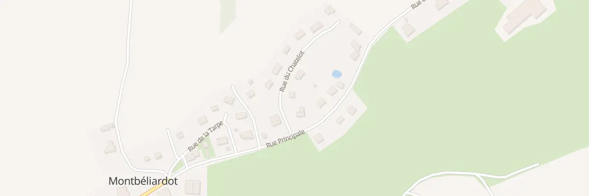 Plan du 4 Rue du Chatelot à Montbéliardot