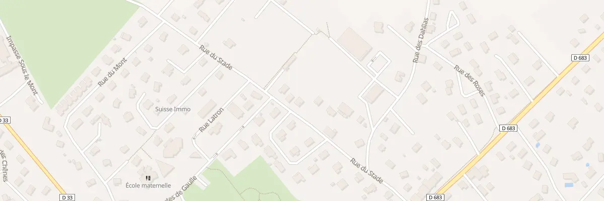 Plan du 16 Rue du Stade à Arcey