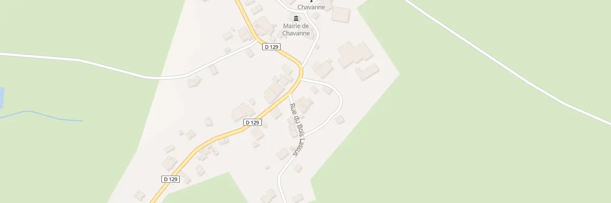 Plan du 1 Rue du Bois Lassus à Chavanne