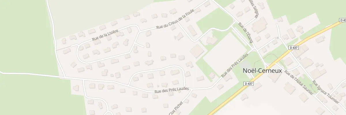 Plan du 8 Rue du Crêt Barré à Noël-Cerneux