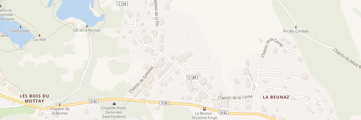 Plan du 1405 Rte de la Plage à Saint-Paul-en-Chablais
