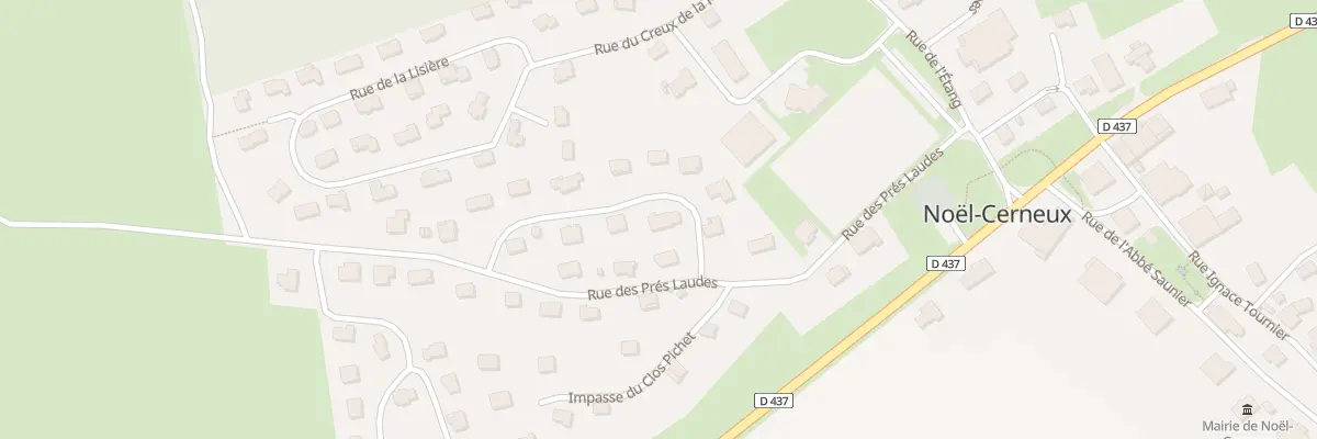 Plan du 1 Rue du Crêt Barré à Noël-Cerneux