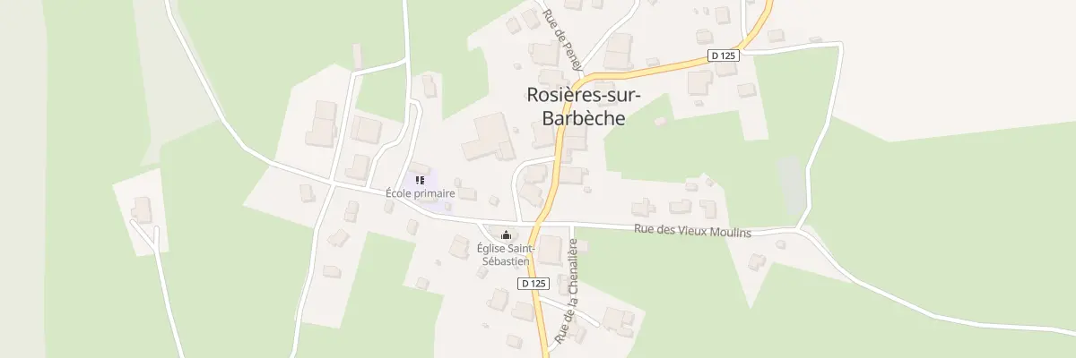 Plan du 13 Rue Principale à Rosières-sur-Barbèche