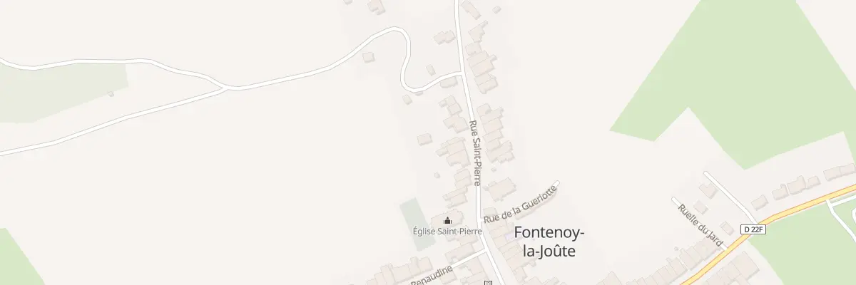 Plan du 27B Rue Saint-pierre à Fontenoy-la-Joûte