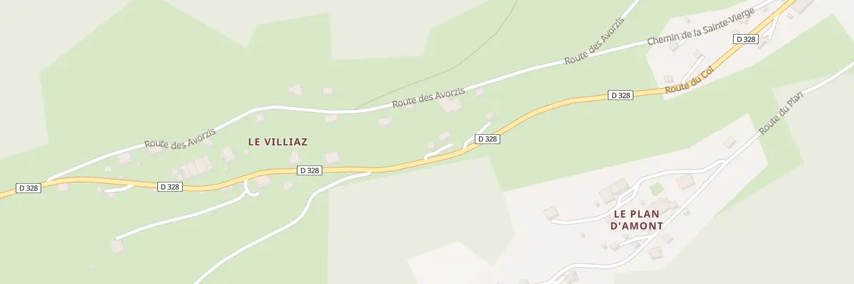 Plan du 750 Rte du Col à La Côte-d’Arbroz