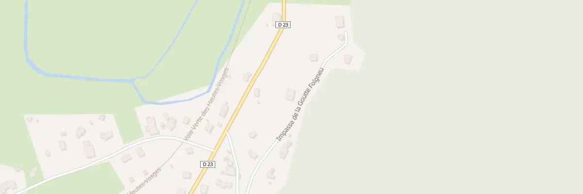 Plan du 301 Imp de la Goutte Foigneu à Dommartin-lès-Remiremont