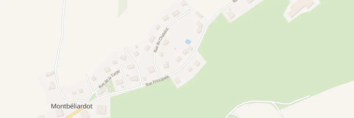 Plan du 21 Rue Principale à Montbéliardot
