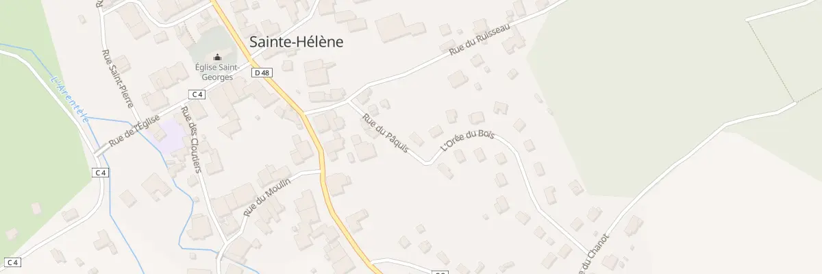 Plan du 7 Rue du Pâquis à Sainte-Hélène