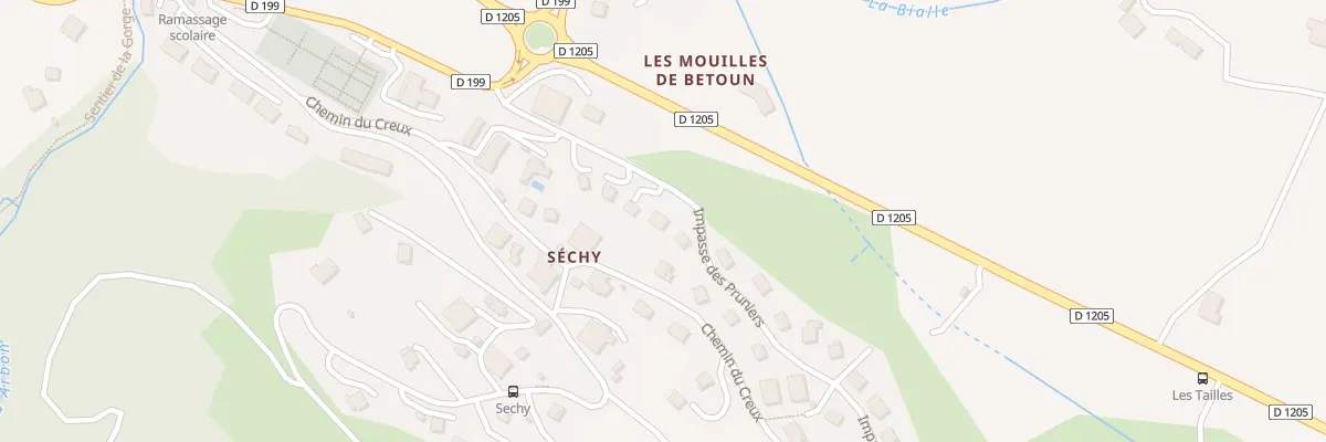 Plan du 152 Imp des Pruniers à Domancy