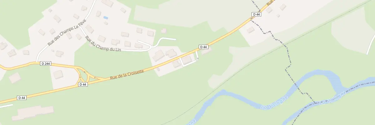 Plan du 4 Rue de la Croisette à Deycimont