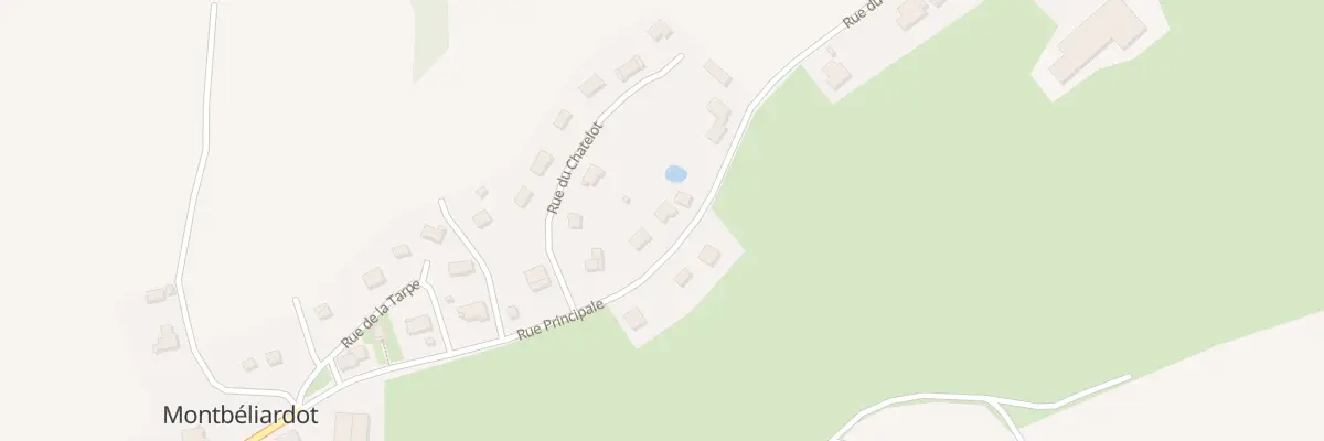 Plan du 22 Rue Principale à Montbéliardot
