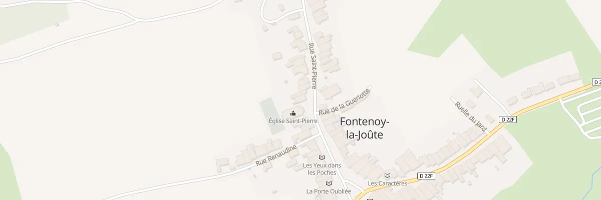 Plan du 21 Rue Saint-pierre à Fontenoy-la-Joûte
