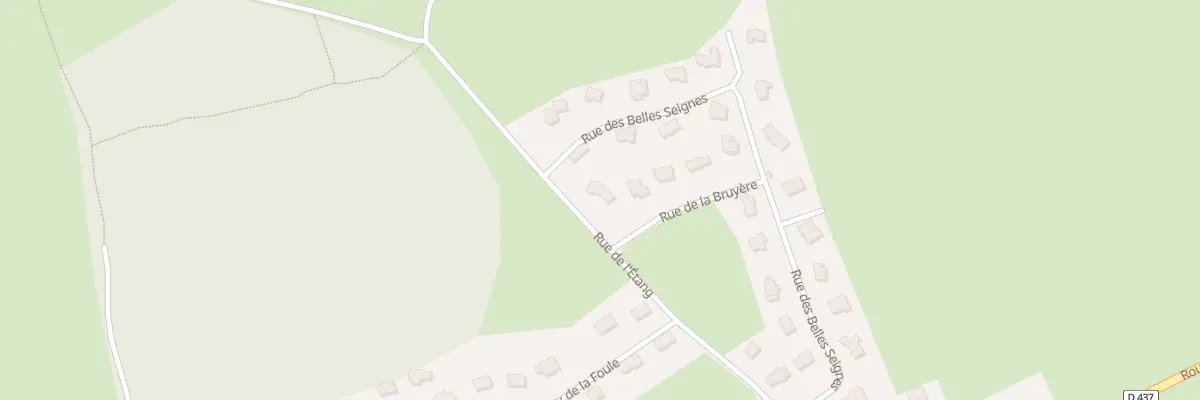 Plan du 1 Rue de la Bruyère à Noël-Cerneux