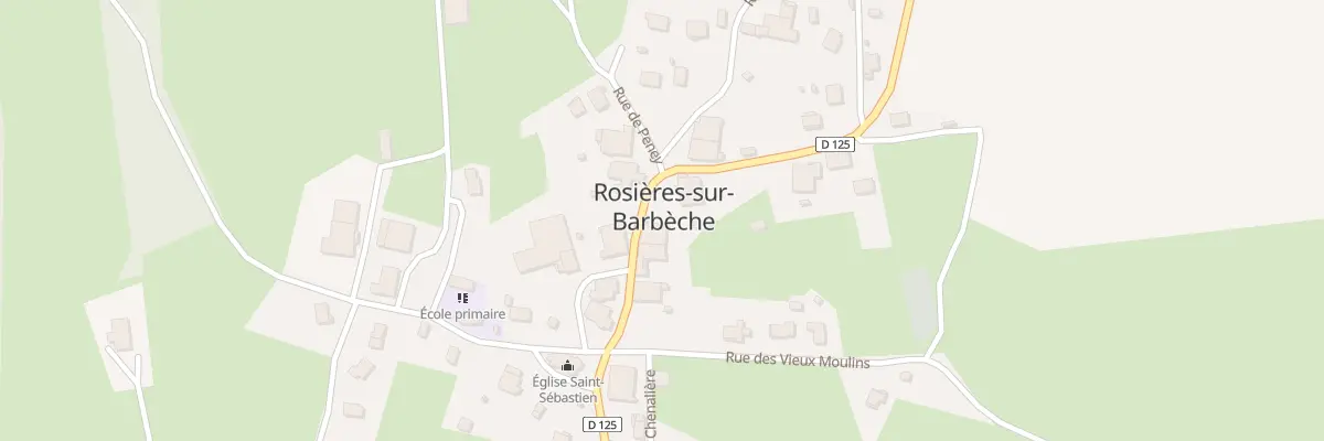 Plan du 14 Rue Principale à Rosières-sur-Barbèche