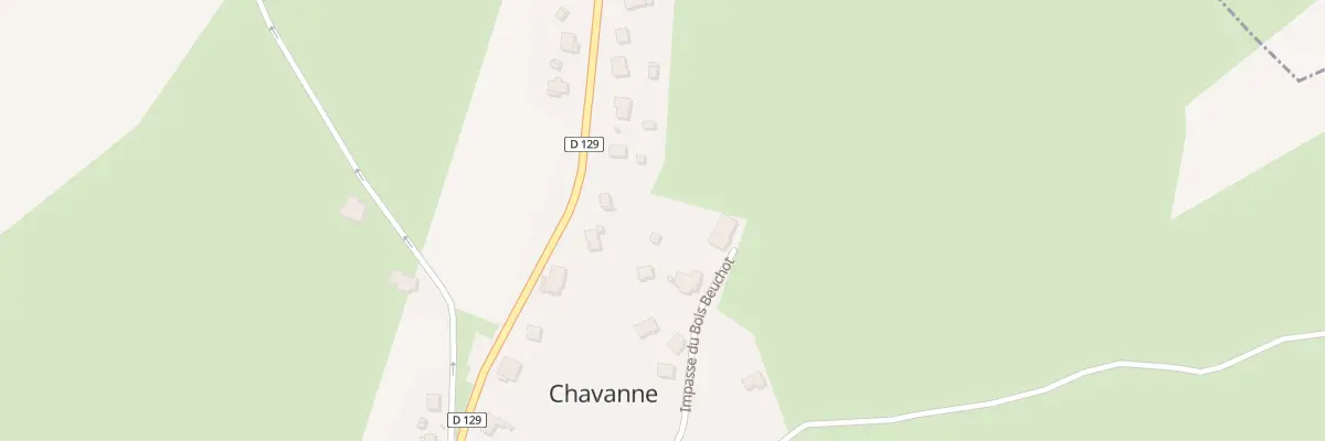 Plan du 5 Imp du Bois Beuchot à Chavanne