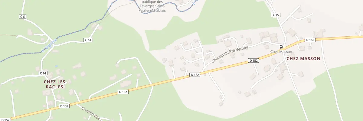 Plan du 253 Che du Pré Vernay à Bernex