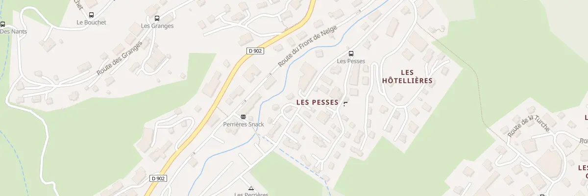 Plan du 256 Rte des Pesses aux Gets