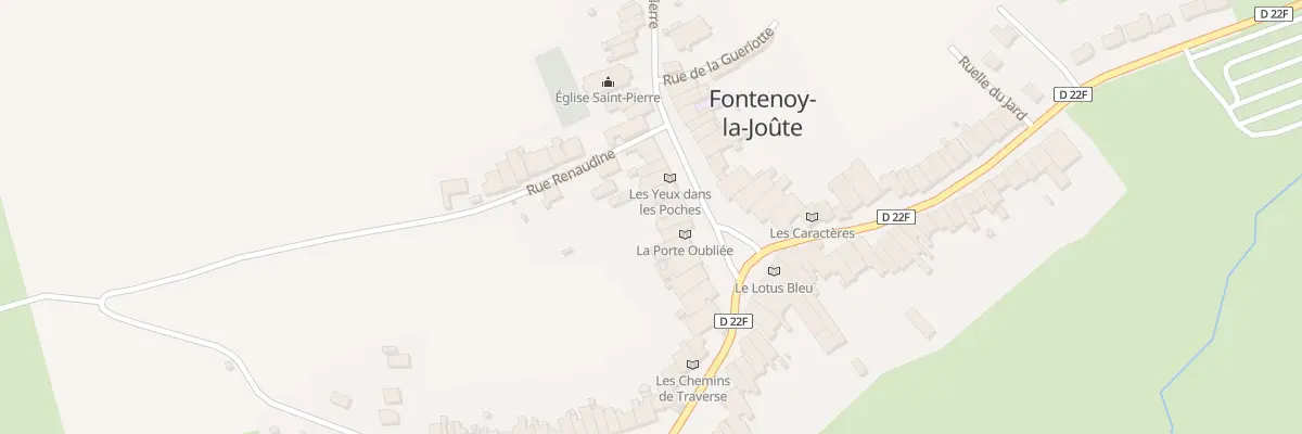 Plan du 11 Rue Saint-pierre à Fontenoy-la-Joûte