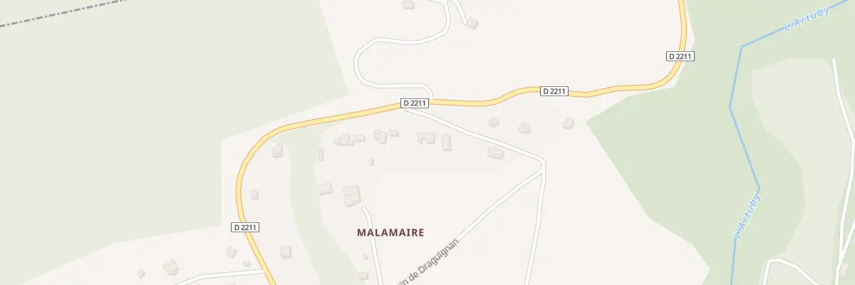 Plan du 447 Che de Draguignan Malamaire à Valderoure