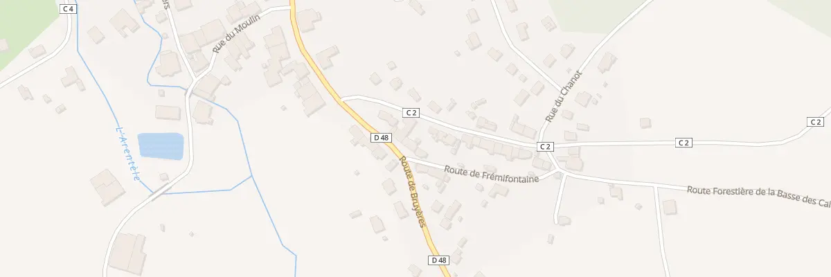 Plan du 9 Rte de Bruyères à Sainte-Hélène