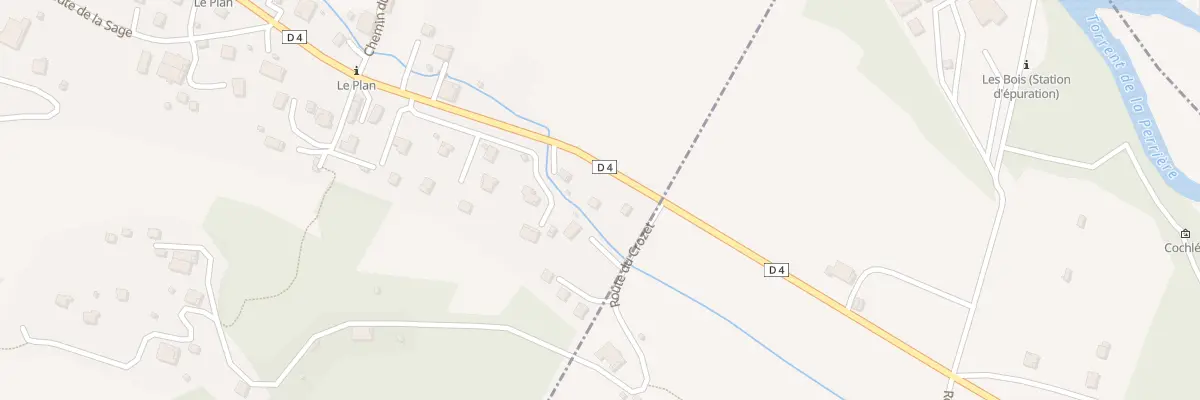 Plan du 12 Rte du Crozet à La Rivière-Enverse
