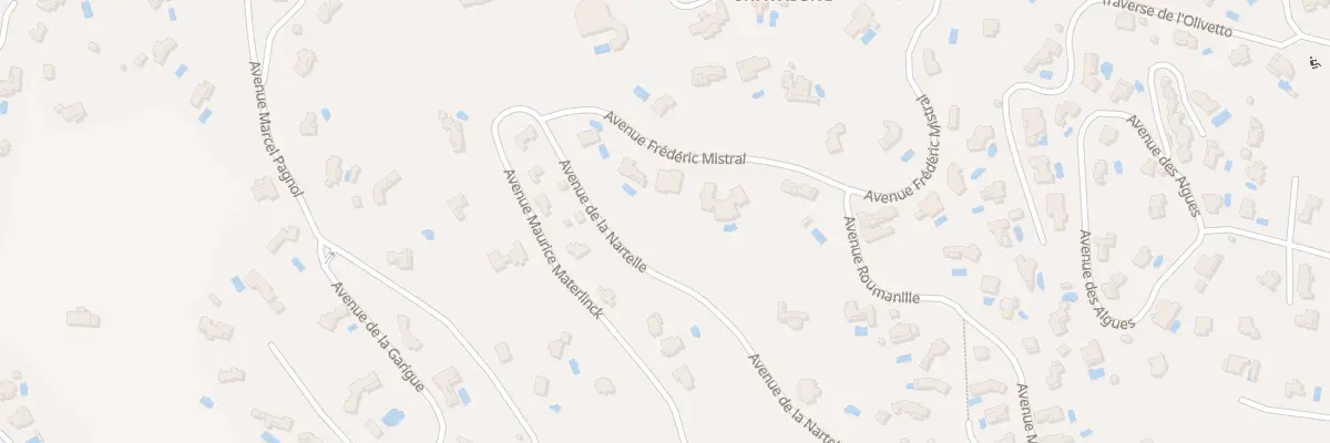 Plan du 5 Av Frédéric Mistral à Sainte-Maxime