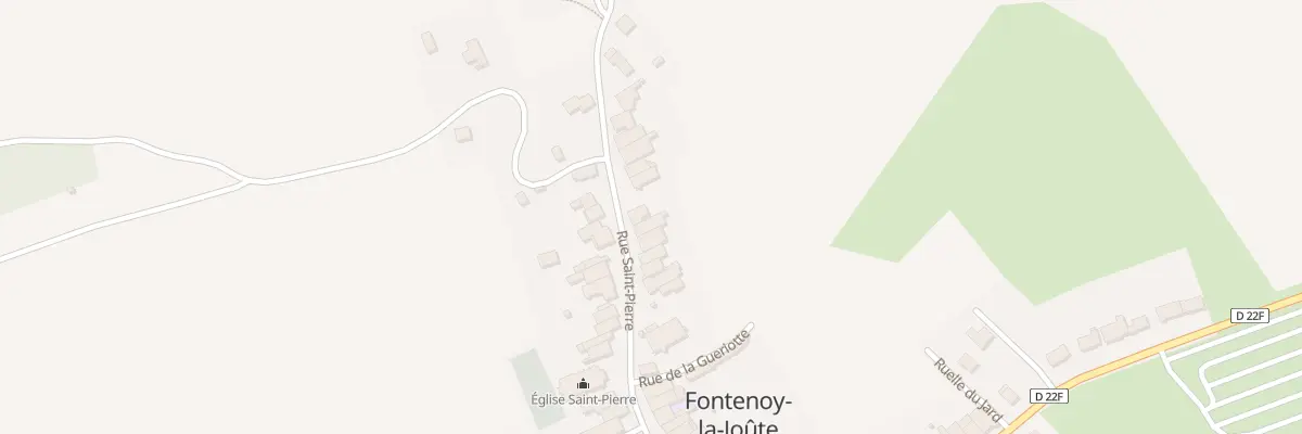 Plan du 36 Rue Saint-pierre à Fontenoy-la-Joûte