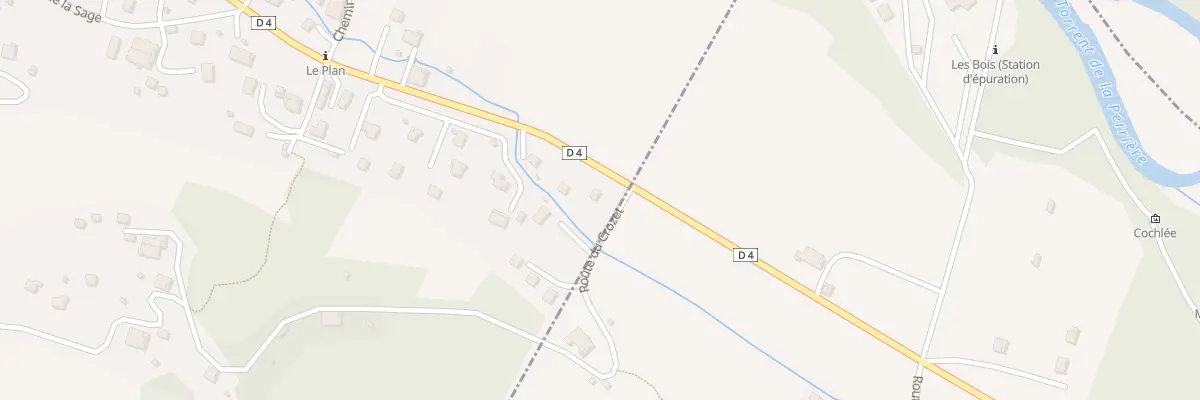 Plan du 26 Rte du Crozet à La Rivière-Enverse