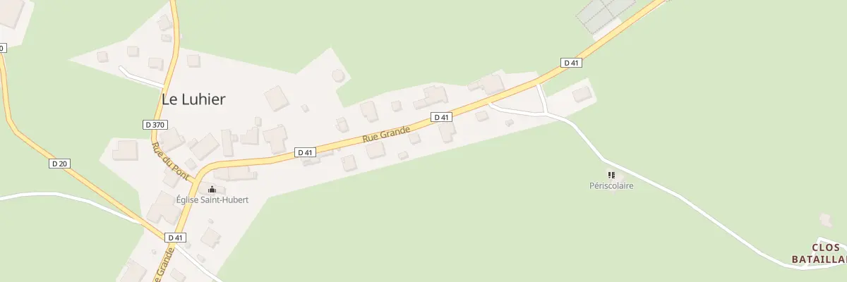 Plan du 20 Rue Grande au Luhier